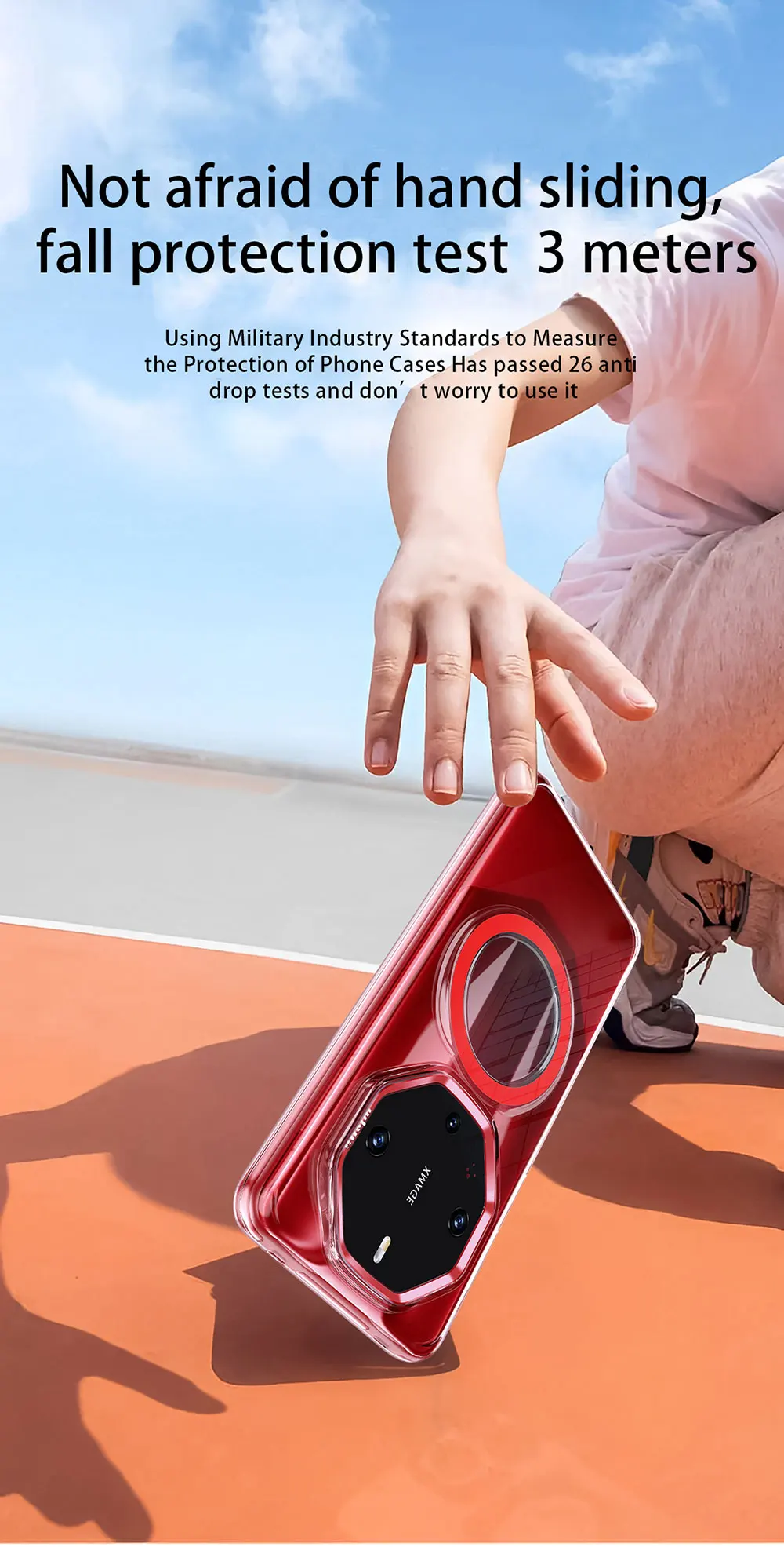 product clear case for huawei mate 60 rs ultimate lens films camera protector magnetic ring phone transparent hard pc  wls80 wlons-8