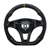 Alcantara+Forged Carbon Fiber+Yellow Top Stripe