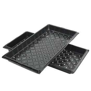 Factory Microgreen Trays Extra Strength Shallow Seed Starting 1020 Plant Germination Tray With Holes for Microgreens Wheatgrass