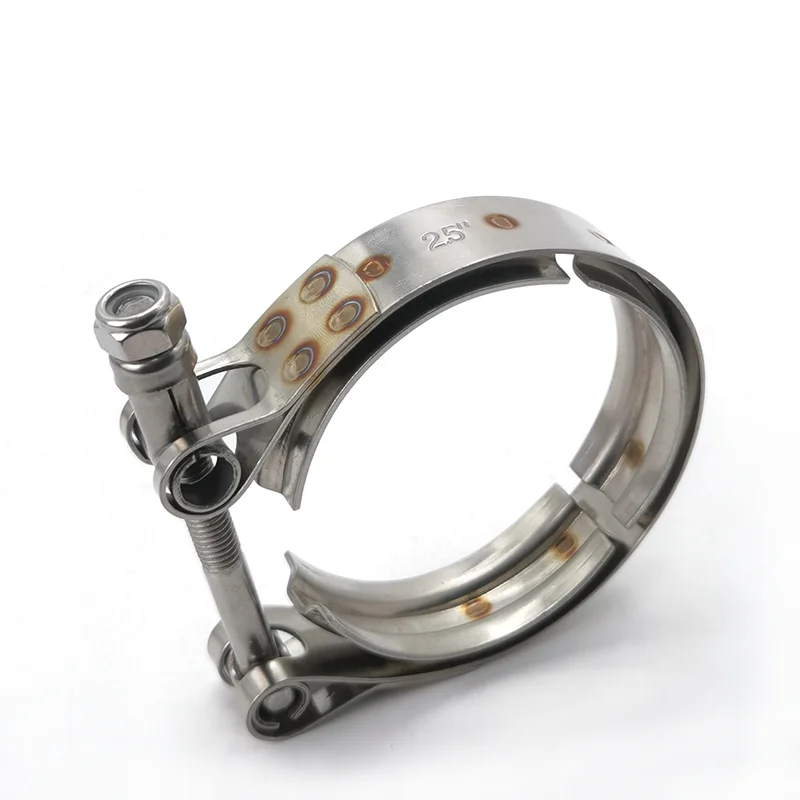 3,0 дюймовый титановый V-образный зажим, фланец с двумя титановыми фланцами Gr2 и одним шт. Ss 304, трубный зажим