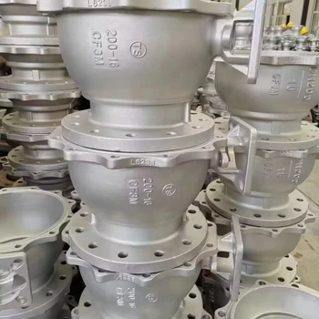 Pneumatic flange ball valve