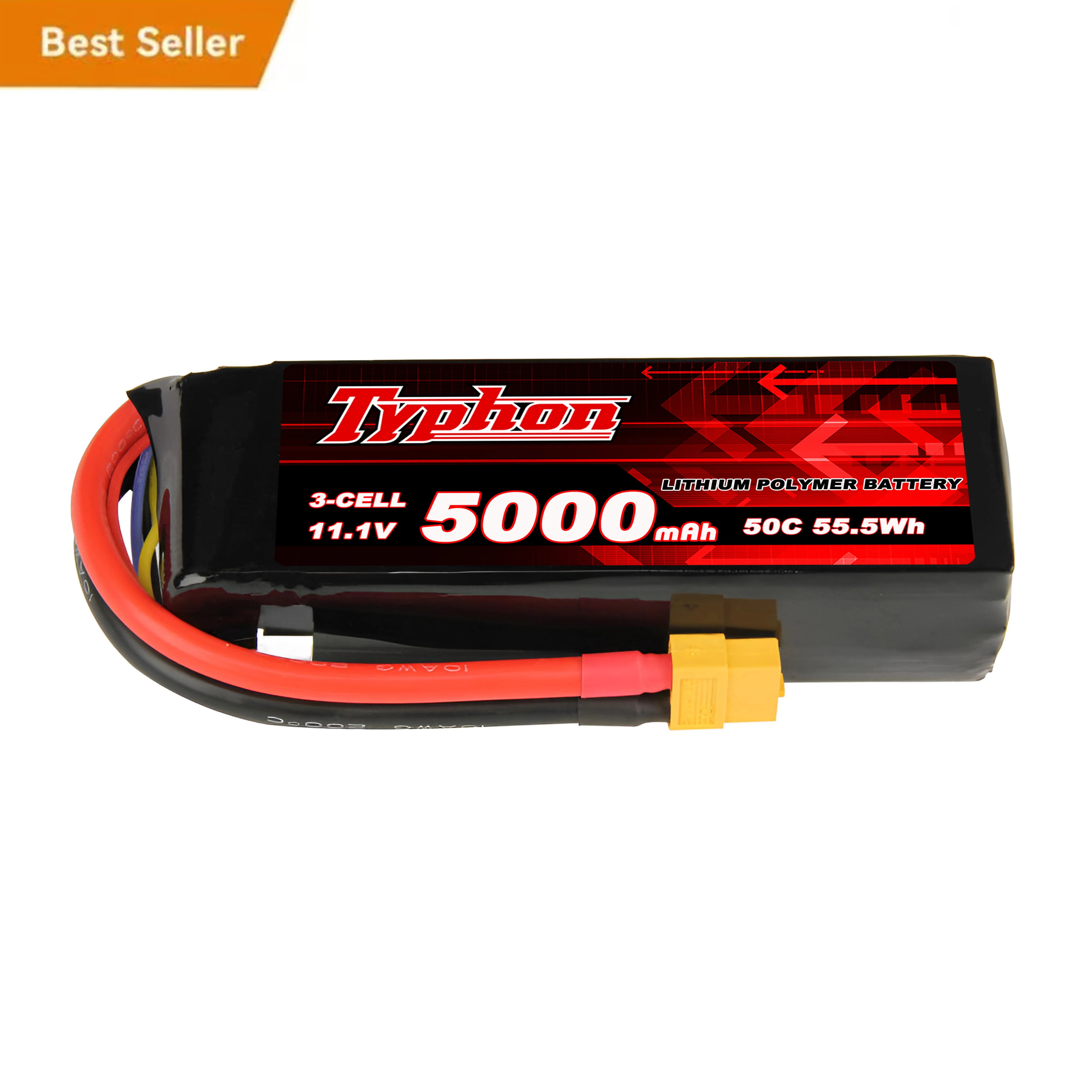 5000mah 11.1v 3-Cell 25C LiPo Battery