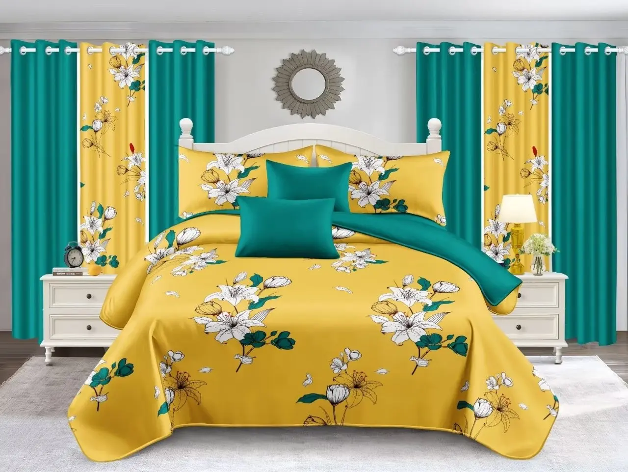 Bed Sheet 6 Pieces Flat Grounding Sheets Curtains And Ultrasonic