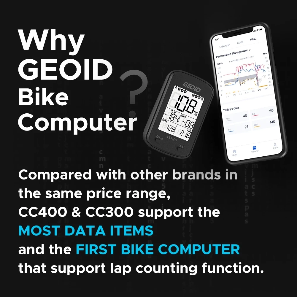 Велосипедный GPS-компьютер GEOID CC400, беспроводной спидометр, водонепроницаемый велосипедный спидометр для strava Gps, велосипедный компьютер