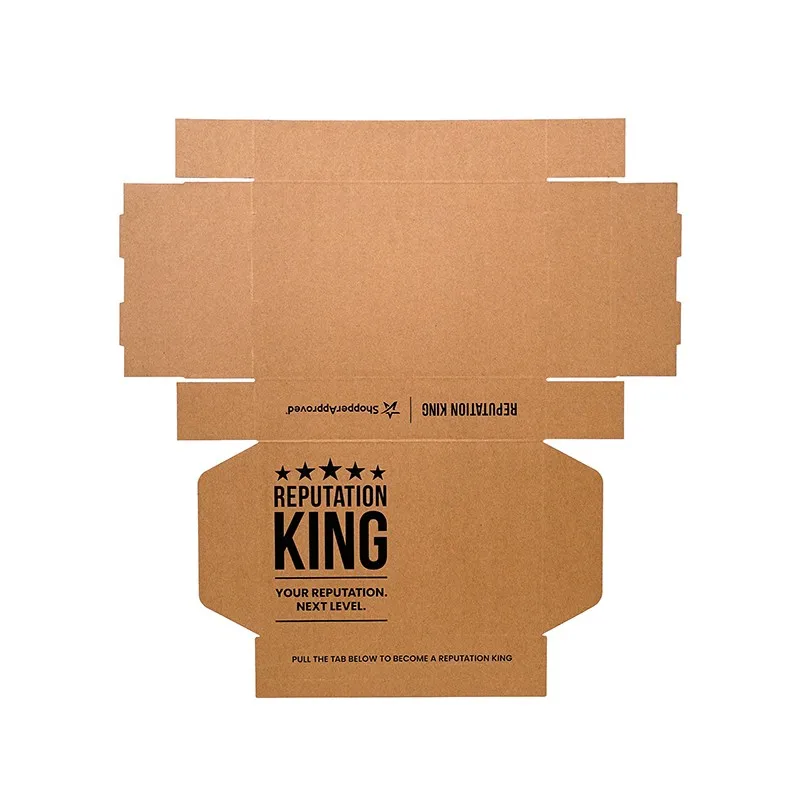 Custom Tear Away Corrugated Mailer Box E-commerce Shipping Box with Easy Open Strip Wholesale