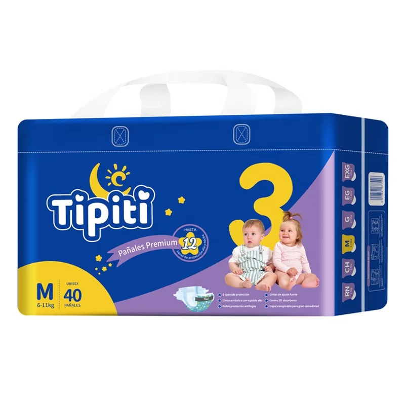 Factory Price Soft Child Diaper Custom Hot Selling Breathable Ultra Absorbent Baby Nappies Diaper