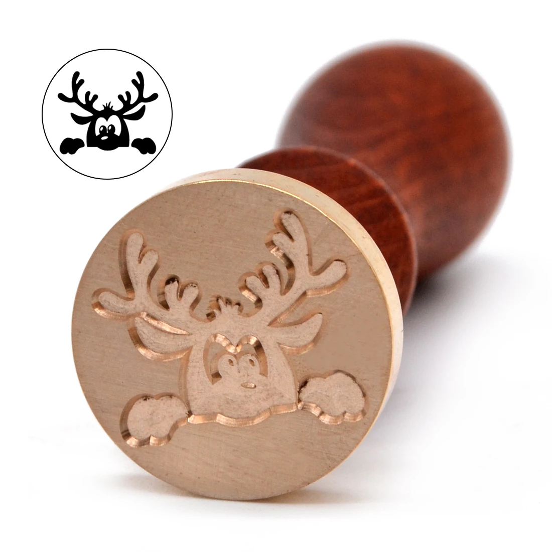 Korean Custom Logo Envelope Embossed Wax Seal Stamp