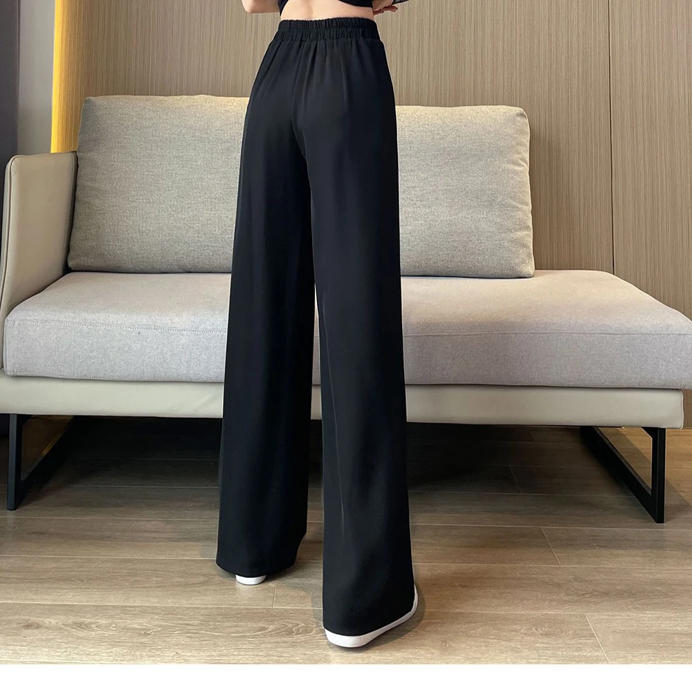 Slim Straight Pants Women Trousers New Style High Waist Loose Spring ...