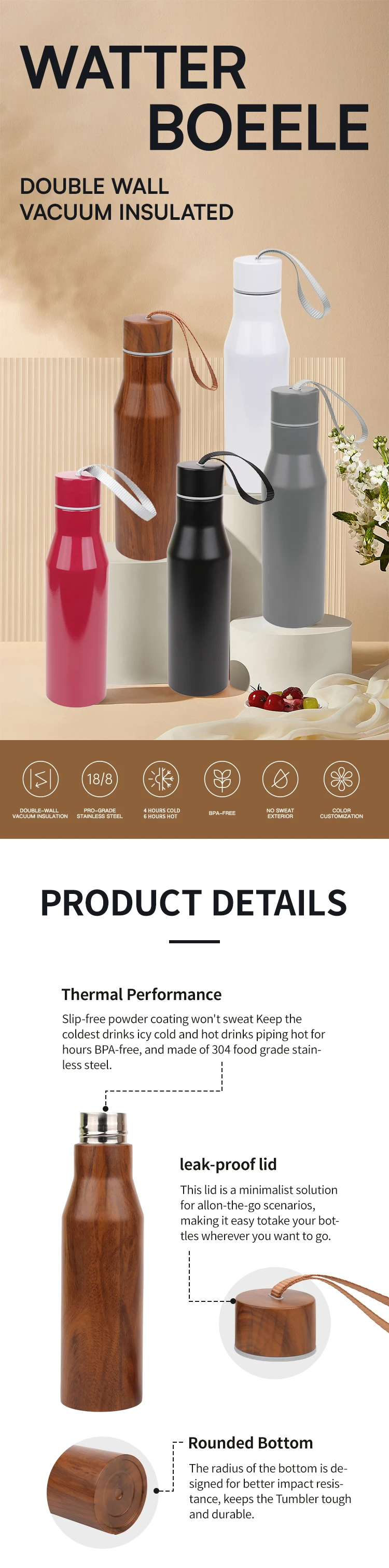KOLINK Insulated Water Bottle Overview