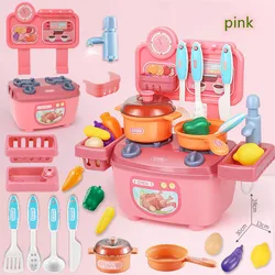 Детский развивающий игровой домик, кухонный набор, имитация мини-кулинарии, новинка, набор для приготовления пищи