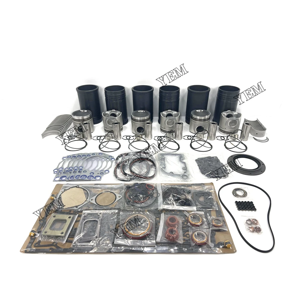 K19 Repair Kit With Overhaul Gasket Set Bearings Piston Rings Liner for Engine Parts