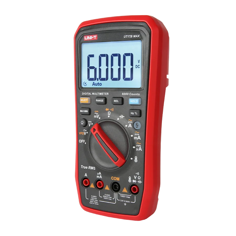 Unit Ut17b Max Series Digital Multimeters 1000v Ac Dc Voltage Meter