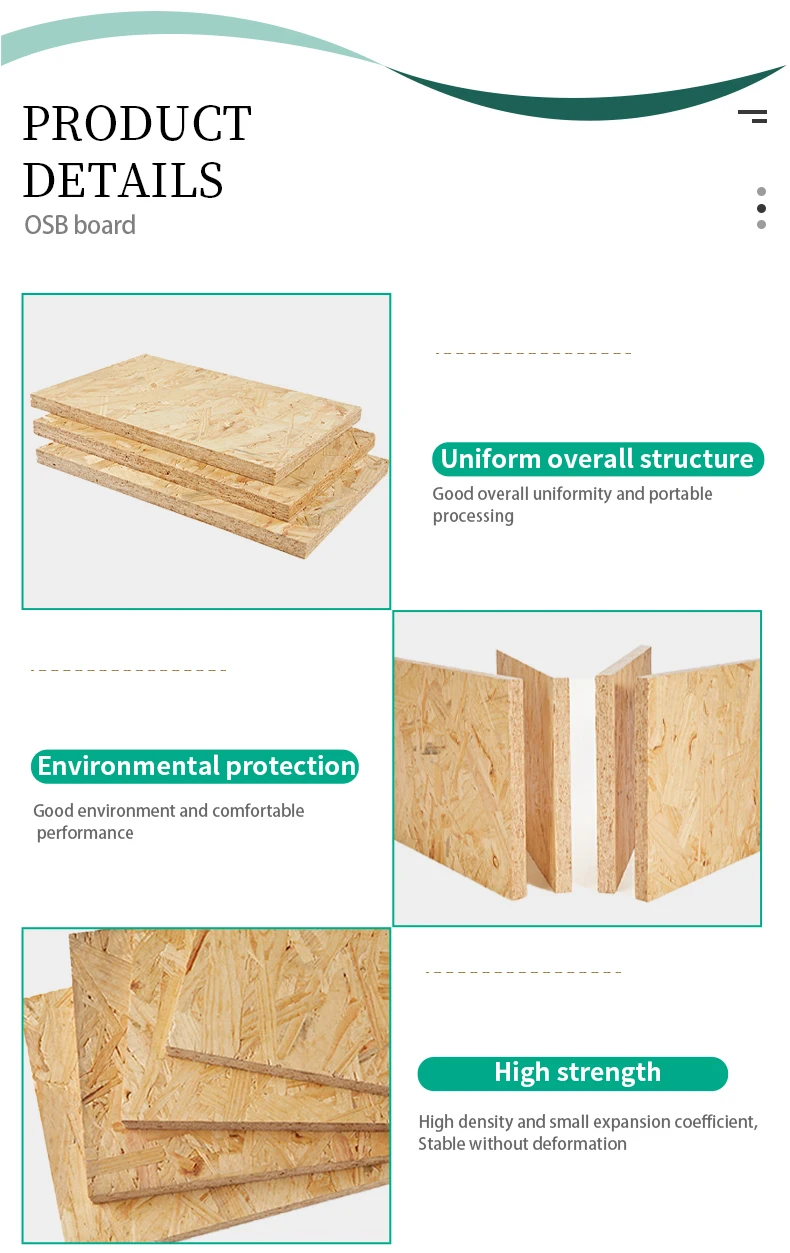 4x8 1220x2440mm Structural Osb 2 Osb 3 Plywood Construction Use ...