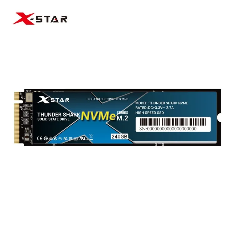 
 Жесткий диск X-Star m2 PCIe nvme m.2 ssd 2280 256 ГБ для ноутбука и настольного компьютера  