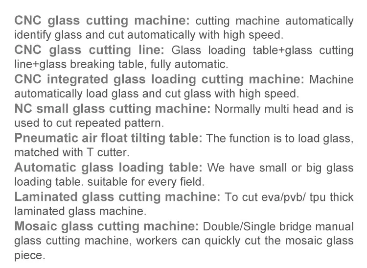 4 Working Station Two Loading End CNC Glass Cutting Production Line Glass Deep Processing Machine