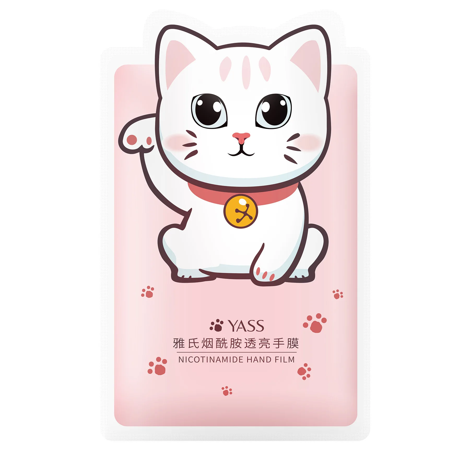 Самостоятельная Корейская индивидуальная маска для рук кошки увлажняющая отбеливающая маска для рук