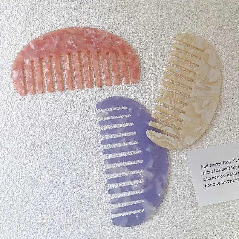 Антистатические ацетатные расчески для путешествий