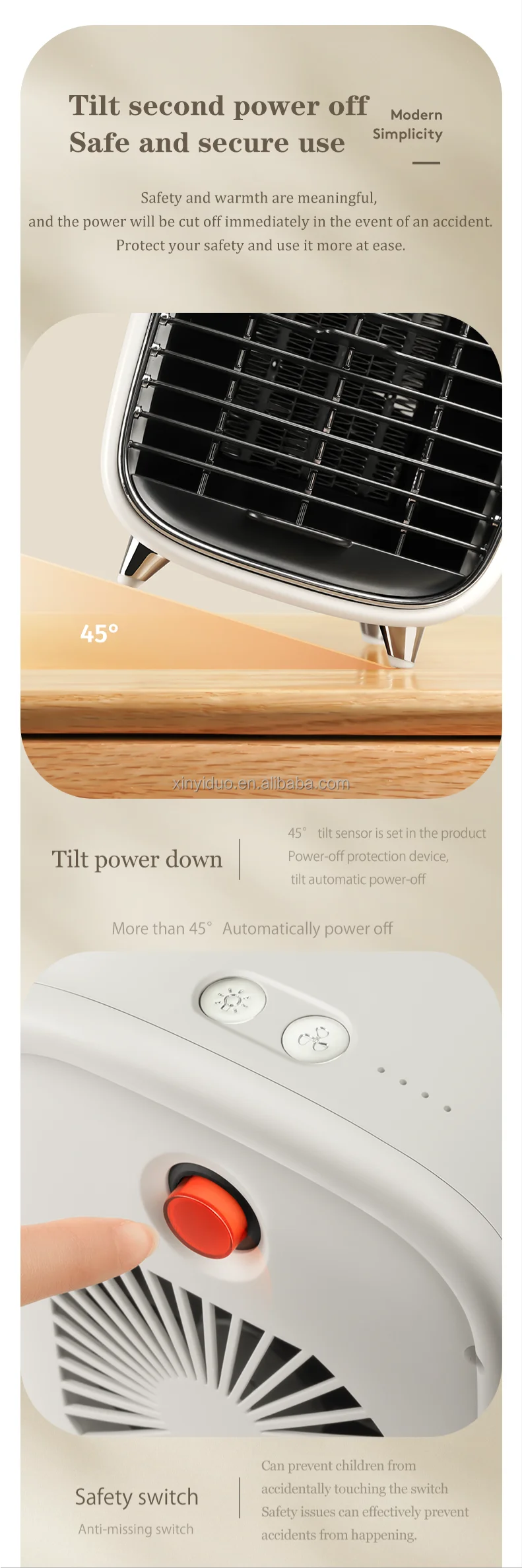 Portable Rechargeable Electric Ptc Hand Air Heaters Heating Infrared