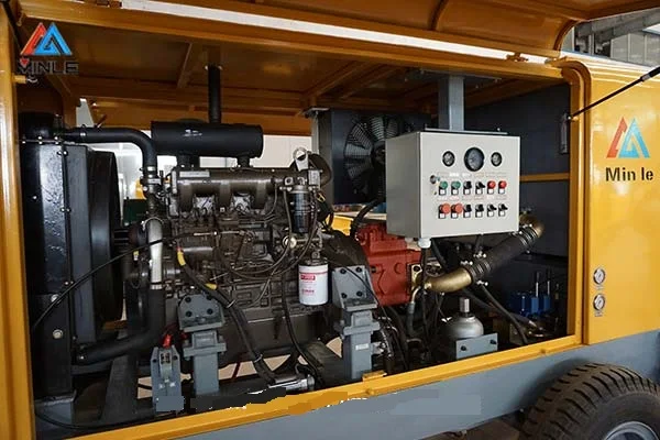 Поставка с завода, гидравлическая система, дизельный работающий мобильный бетонный насос для продажи, бетонный прицеп, бетононасос