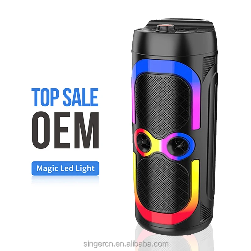 wireless speaker❤️ Portable Wireless Speaker with Microphone | Colorful LED Light