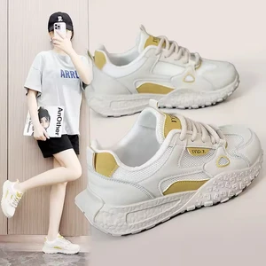 RD4325 Hot Selling Fashion Women's Versatile Mesh Sneakers Comfortable Breathable Mesh Running Shoes