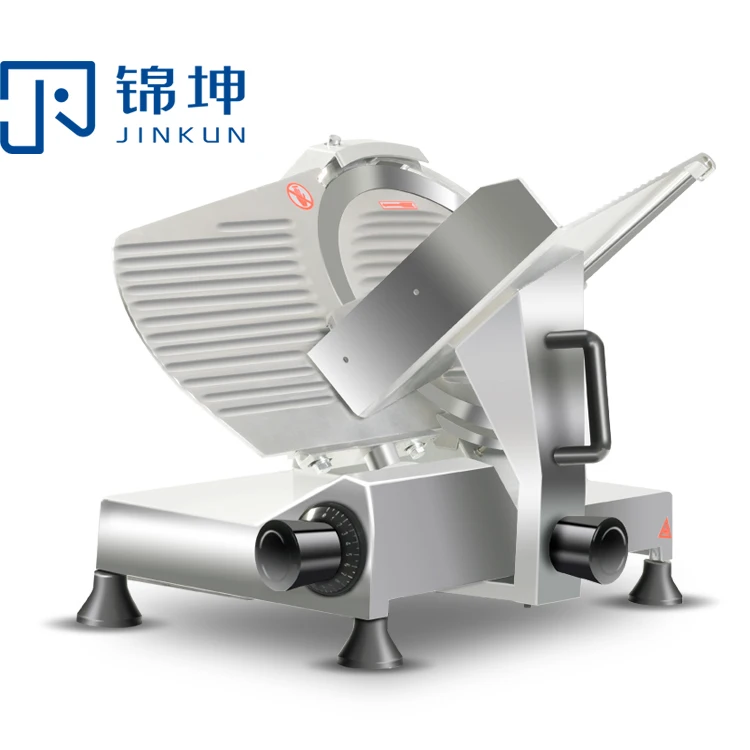 JK-250L Factory Price Kitchen Equipment Commercial Electric Frozen Semi Automatic  Meat Slicer