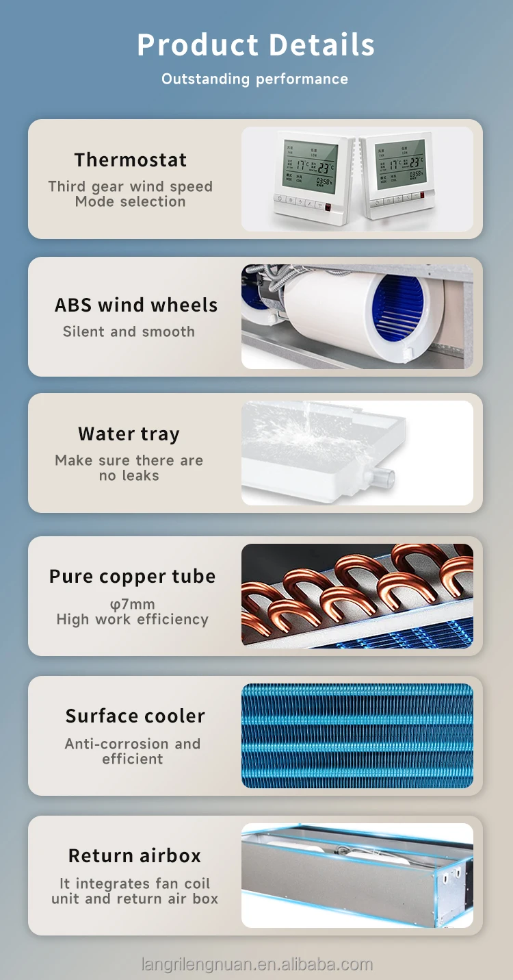 Fan Coil Unit, FP-68, 220V 50Hz, 1.8-12.6KW - detail 6