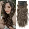 Dark brown-mixed middle brown highlight