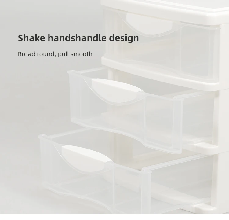 2/3/4/5 layers Stackable Plastic Home Office Plastic Drawer Desktop Makeup Organizer Drawers Box supplier