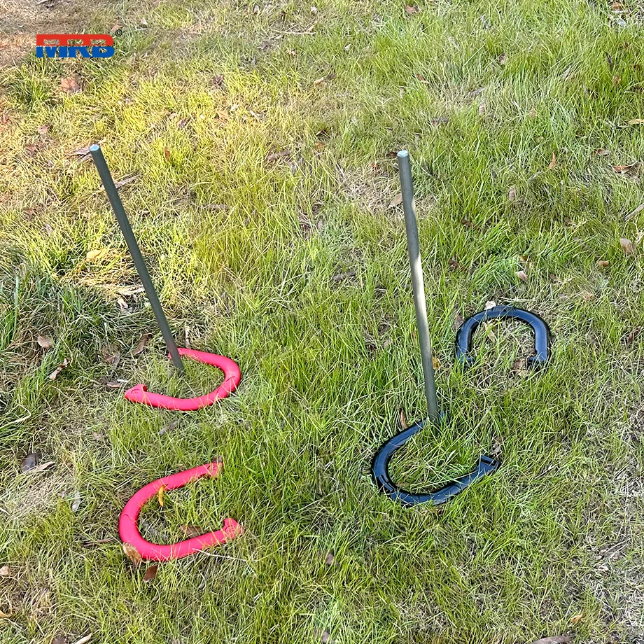 Metal Horseshoes Game Set Includes Horse Shoes Stakes For Family Kids