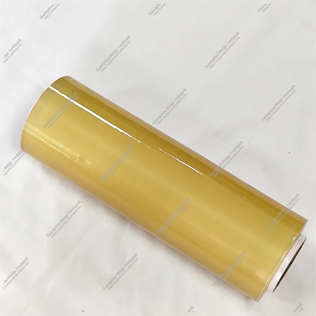 OEM Customized PVC Roll Cling Film Food Wrap Soft Anti-Fog Fresh Keeping Supermarket Packaging Multi-Roll Processing Casting