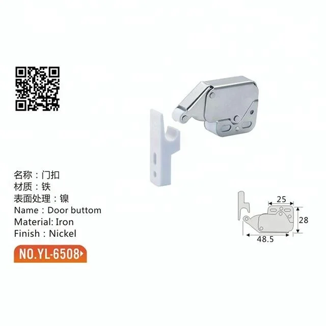Mini Latch Push to Open Door Button for Cabinet Door