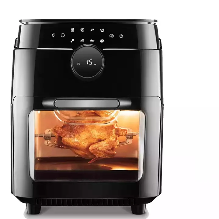 Hot Air Fryer Digital Led Touch Control Air Fryer Big Capacity 12l 15l