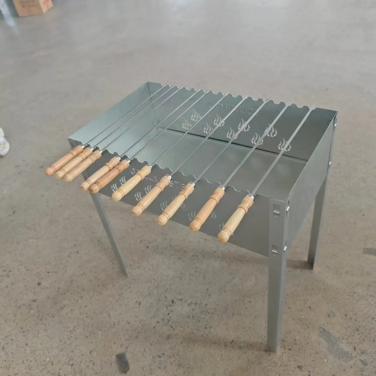 product outdoor garden brazilian cyprus bbq barbeque greek stainless steel rotisserie-3