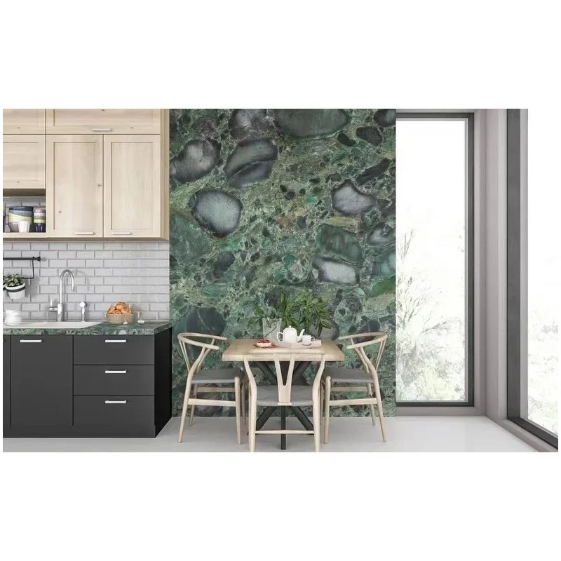 Luxe smaragdgroene exotische Grenite platen en tegels, Perzisch groene graniet voor tafelblad, aanrechtblad en wastafelblad