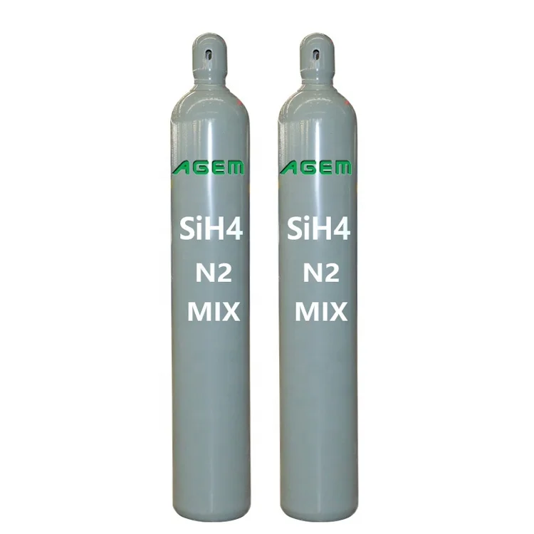 バイタル4　クルクルサマ High Purity Sih4 Gas 99.9999% - AGEM Liquid Silane Cylinder