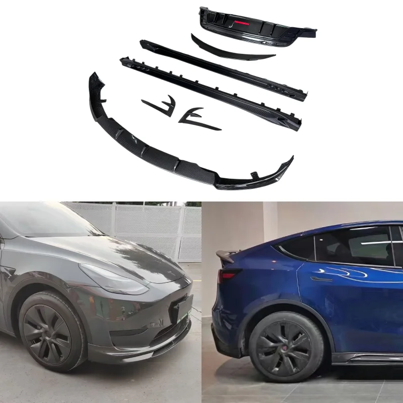 Kit de Carroceria com Spoiler Dianteiro para Tesla Model Y