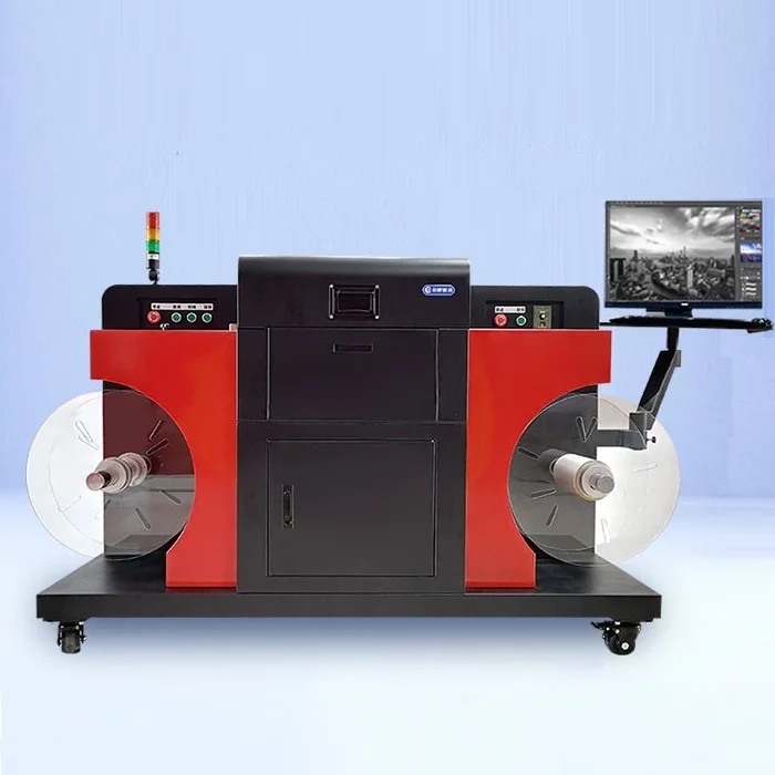Adhesive Sticker Label Printing Machine Digital Printers Bottle