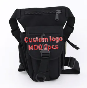 Custom Logo Outdoor Simple Waist Leg Bag Daily Casual Motorcycle Men's Shoulder Pack Waterproof Miscellaneous Storage Knapsack