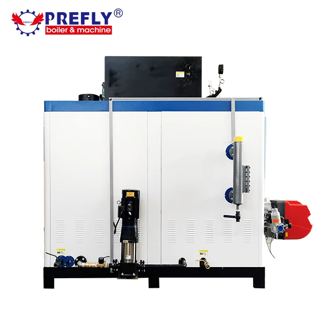Medium Pressure Vertical Italian burner Gas Steam Boiler Equipment 300 Kg/h for Ironing Easy to Operate