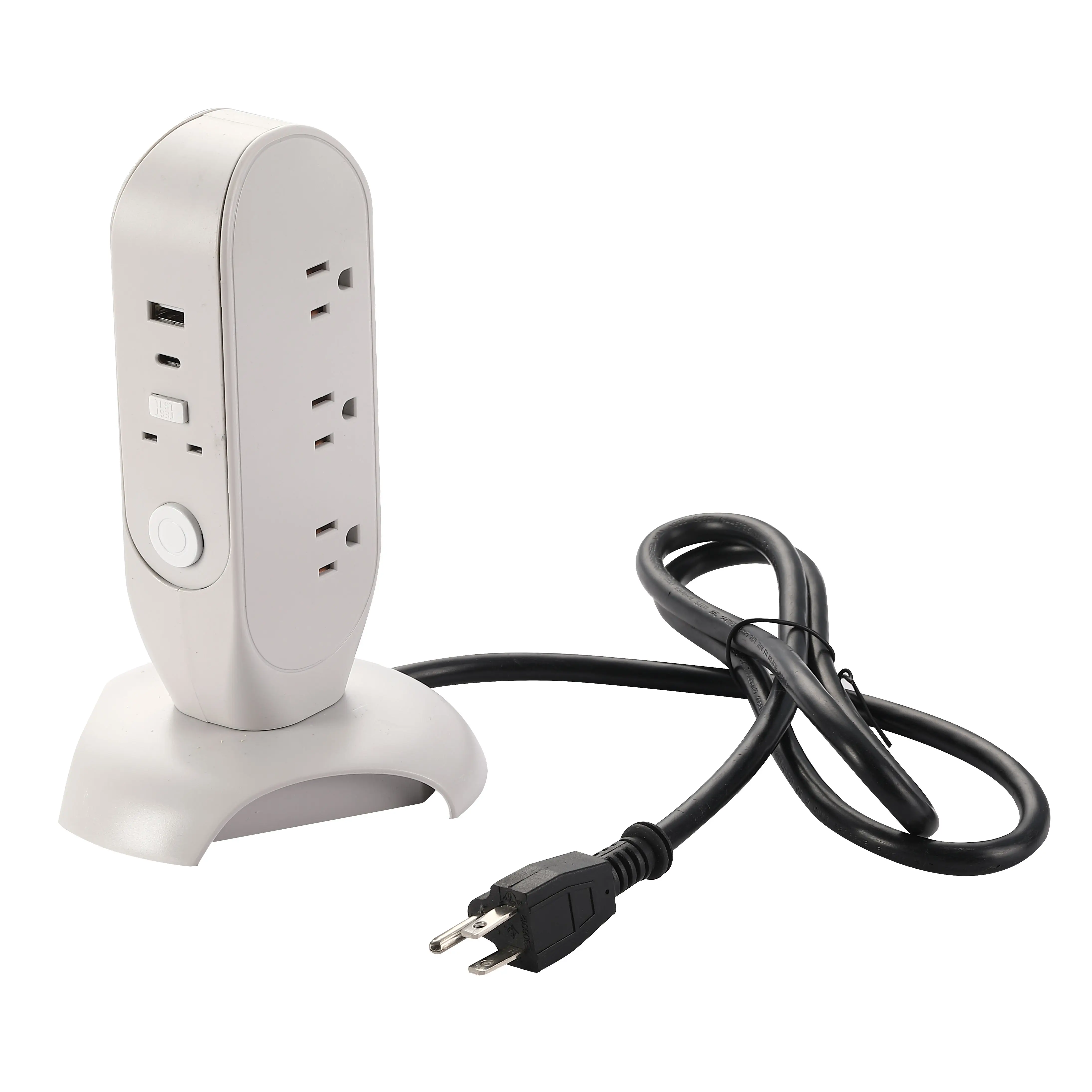 Us Standard Extension Socket Power Strip Surge Protector With Usb Ports
