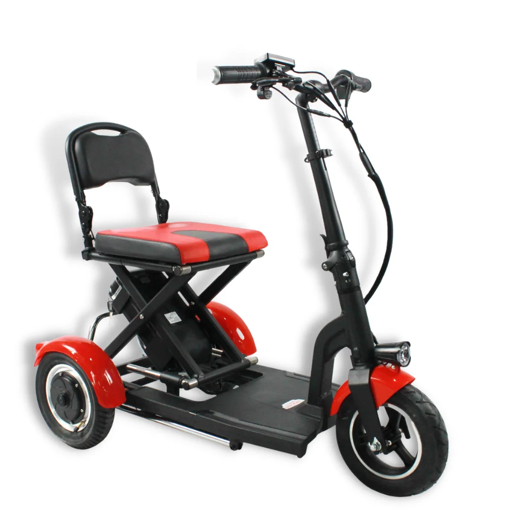 Handicapped Scooters Lithium Battery 30km Electric Scooters For Elderly ...