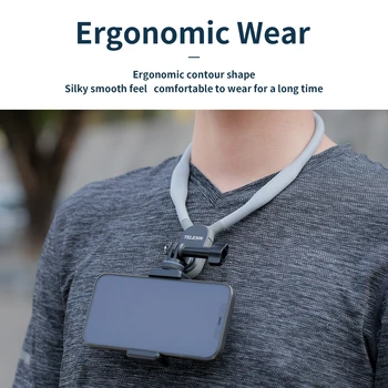 Telesin Hand-free Magnetic Camera Neck Hanging Camera Holder Smart Phone Sport Camera Self-Timer Tool Neck Hanging Bracket detail image