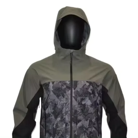 Men's Mountain Waterproof Windbreaker Lightweight Packable Hooded Raincoat Outdoor Running Hiking Mens Rain Jacket