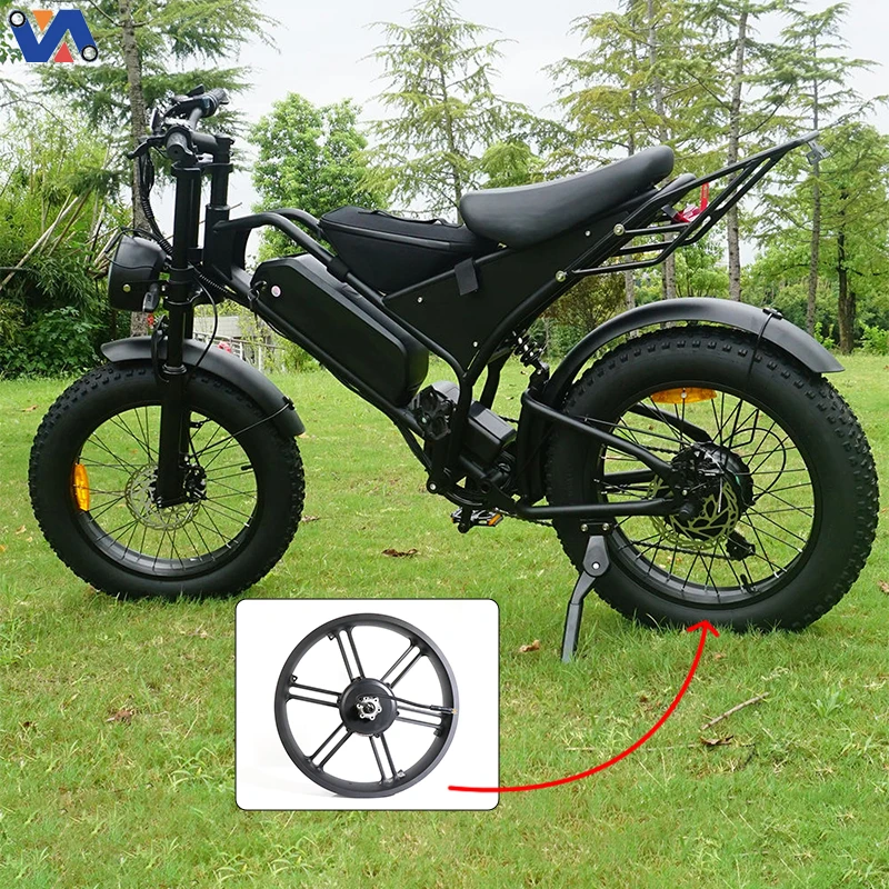 product new image motor wheel 48v 500w black cable for ouxi v8 bicycle parts replacement bicycle motor kit electric bicycle motor-4