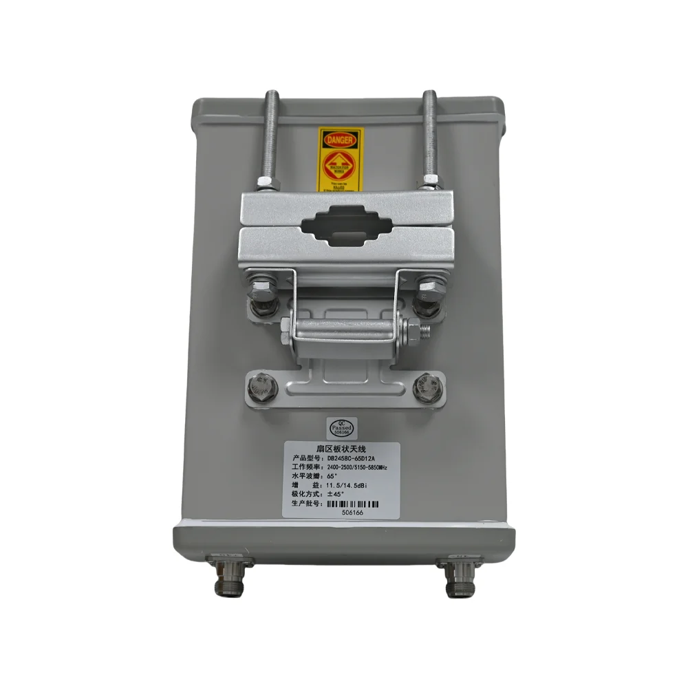 High-Efficiency 14.5dBi Dual Pol Sector IP65 Panel Antennas for 4G LTE / 5G NR 5150-5850MHz for Effective Communication