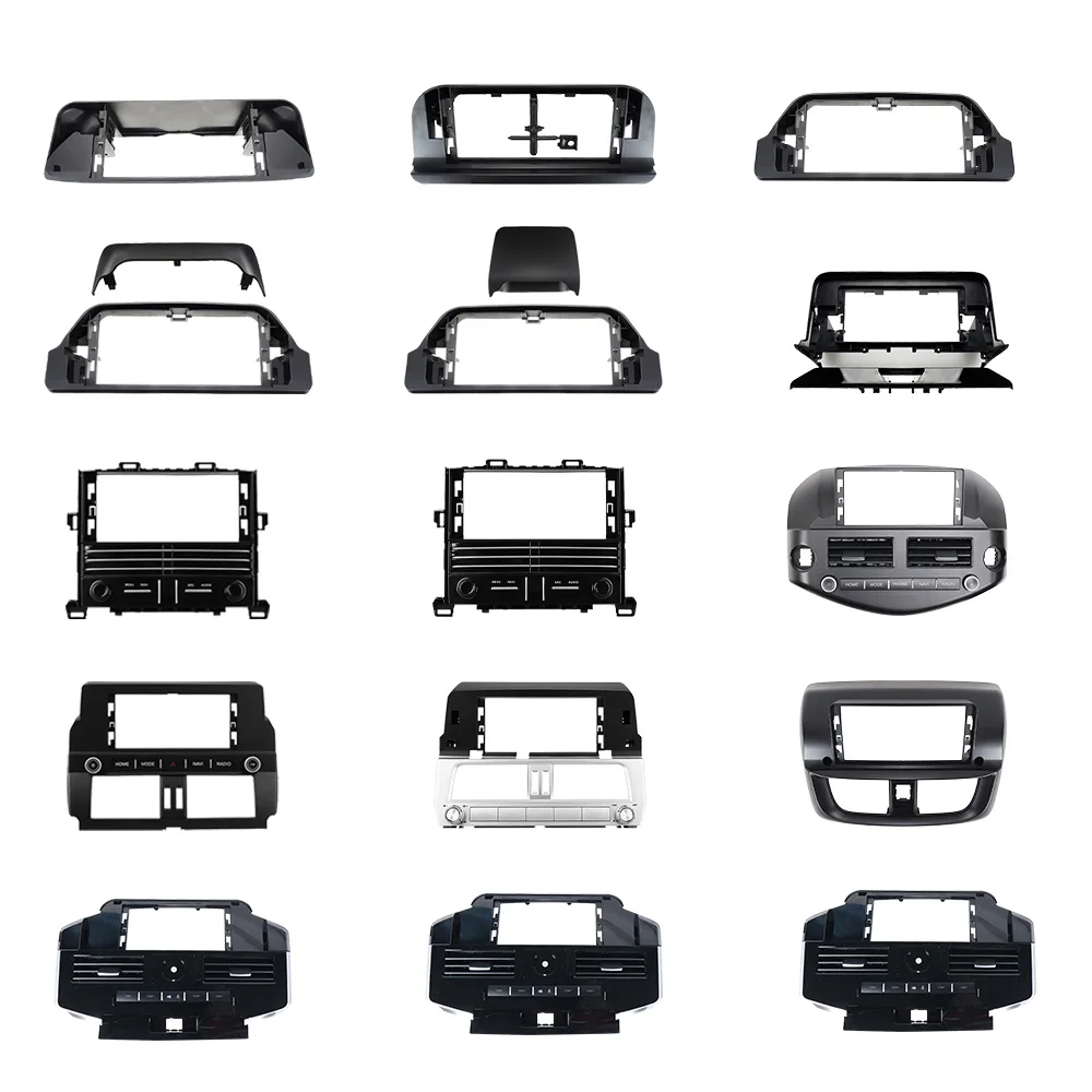 Aijia 12.3 for Toyota Android Frame for Car Para Coche for Toyota FORTUNER VIOSradio Panel CAMRY Jeep PRADO Dvd Panel Car Frame