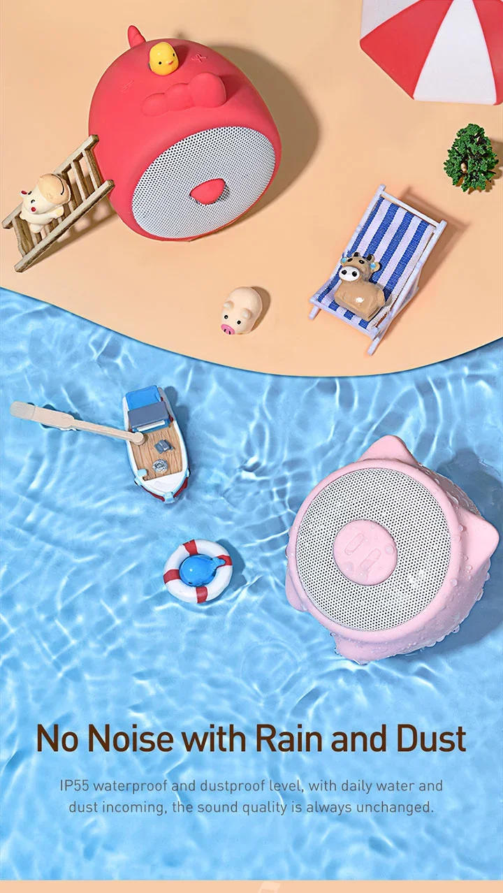 Factory cheap mini portable electronic wireless bluetooth hifi stereo children monkey animal speakers for computer - ANKUX.COM
