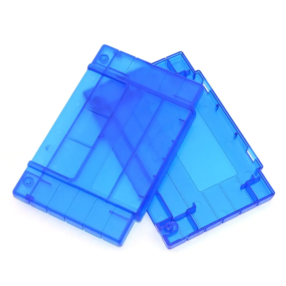 Clear Plastic Game Cartridge Shell for Super NES SNES SFC 16Bit Game Card Transparent Shell Protector Cover US Version