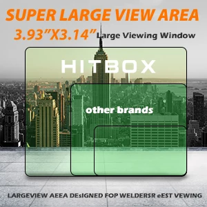 HITBOX Welding Helmet With Grind Mode Auto Darkening